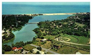 Postcard AERIAL VIEW SCENE Rehoboth Delaware DE AQ0958