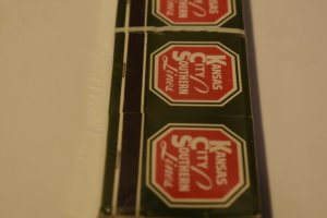 6 Kansas City Southern Lines Route of the Southern Belle Railroad Matchbooks