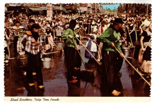 Dutch Costumes, Dancing Street Sweepers, Tulip Festival, Holland, Michigan,