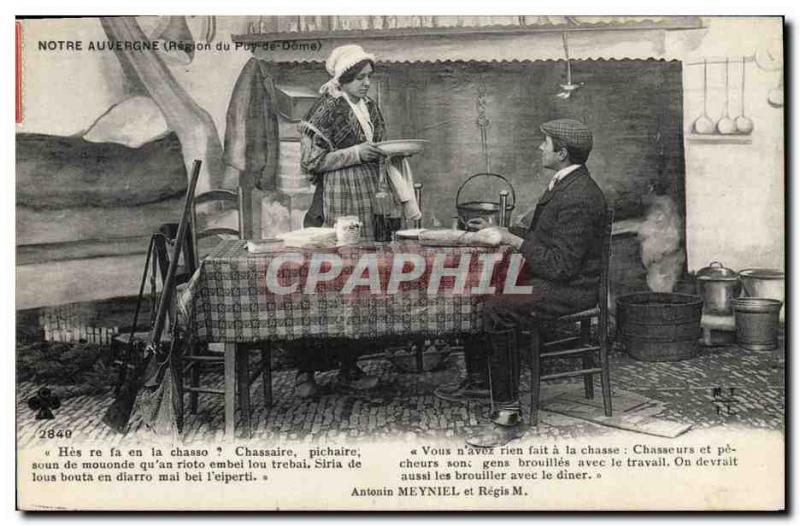 Old Postcard Hunting Our Auvergne Puy de Dome Hunter