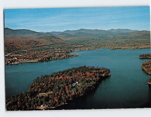 Postcard Schroon Lake in the Adirondack Mountains, Schroon Lake, New York