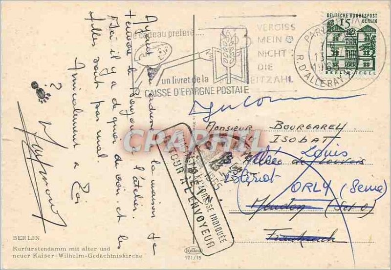 Old Postcard Kurfurstendamm