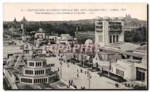 Old Postcard International Exhibition of decorative arts - Paris - 1925 aur G...