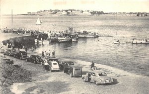 Lot236  france dinard l embarcadere au loin st malo car boat