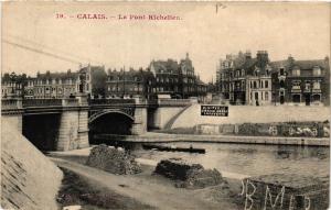 CPA CALAIS Le Pont Richelieu (406092)