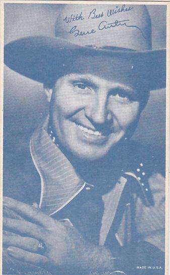 Cowboy Arcade Card Gene Autry