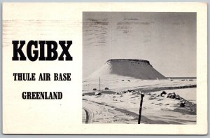 Thule Air Base Greenland KGIBX 1963 Postcard Army Air Force Base APO Cancel