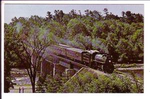 Canadian Pacific Railway Steam Train, Rideau River, Ottawa, Ontario