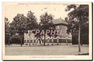 Old Postcard Sanatorium Paul Doumer has Labruyere Liancourt by a Building for...