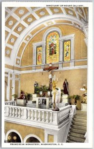 Sanctuary of Mount Calvary Franciscan Monastery Washington D.C. Postcard