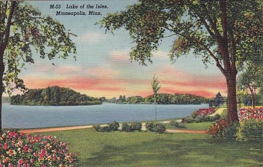 Lake Of The Isles Minneapolis Minnesota 1942