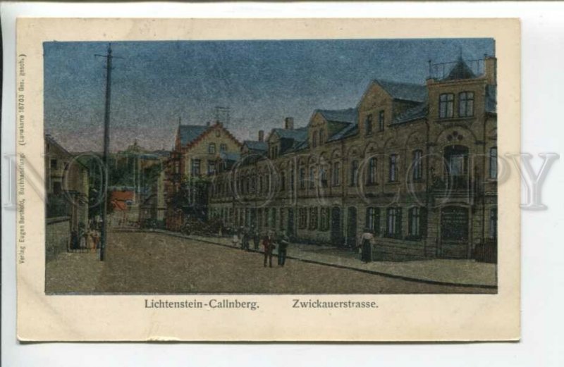 439595 Liechtenstein Callnberg Zwickauerstrasse Vintage postcard