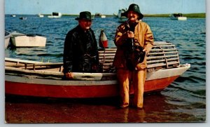 New England  Lobsterman  Lobster Boat  Postcard