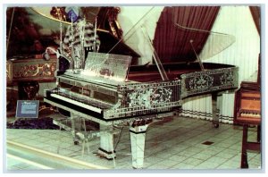 1990 Liberace Museum Carousel Piano Baldwin Mirror Las Vegas Nevada NV Postcard