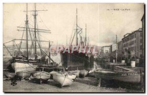 Nice - The Port - Boat - Two Brothers - Old Postcard