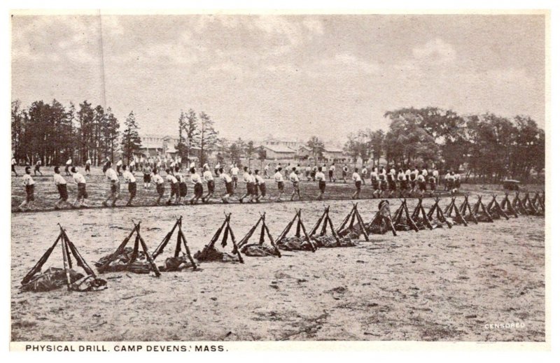 Massachusetts  Camp  Devens , Physical Drill Camp