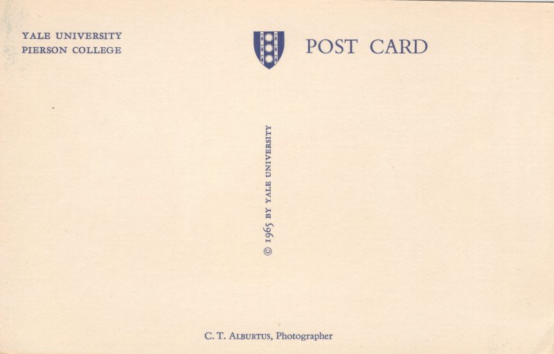 US    PC4744  YALE UNIVERSITY, PIERSON COLLEGE