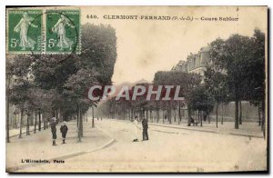 Old Postcard Clermont Ferrand P of Sablon Course