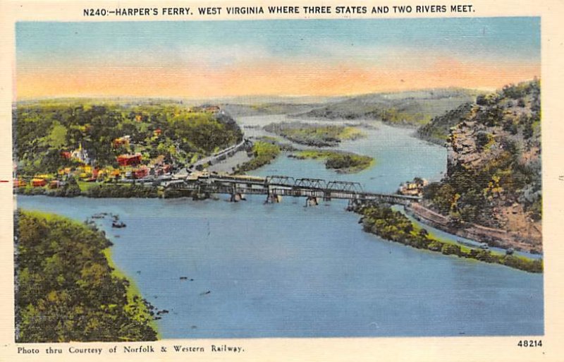 Where Three States and Two Rivers Meet, Harpers Ferry, WV