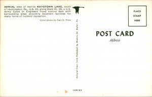 Aerial View, Marina at Raystown Lake Huntingdon PA Vintage Postcard V51