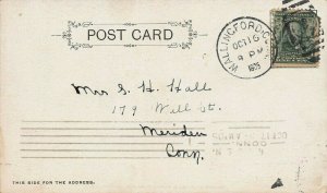 Woodbridge Hall, Yale University, New Haven, Connecticut, 1905 Postcard, Used