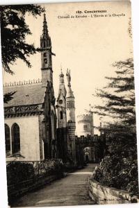 CPA CONCARNEAU - Chateau de Kériolet - L'Entrée et la Chapelle (206354)