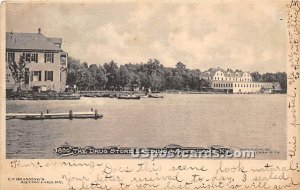 The Drug Store Landing - White Lake, New York NY Postcard