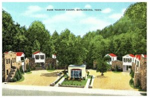 Gatlinburg TN Park Tourist Court Motel on HWY 71 and Little Pigeon River