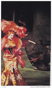 LADY LAUGHMAKER; Peggy Williams, RIngling Bros. and Barnum & Bailey Circus' f...