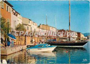 Modern Postcard La Cote des Maures Grimaud (Var) Cite conducted by the lake S...