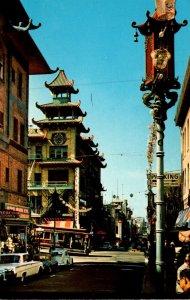 California San Francisco Chinatown Main Street Grant Avenue