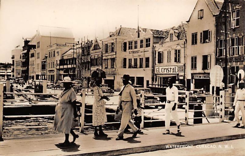 Waterfront Real Photo Curacao, Netherlands Antilles Unused 