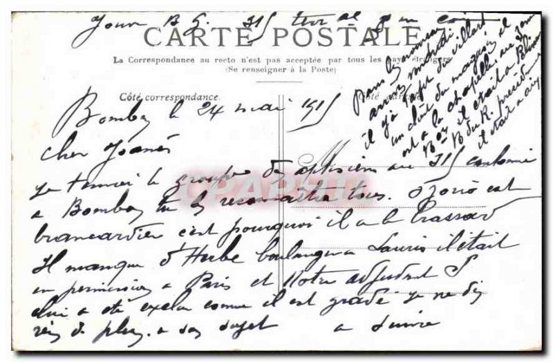 Old Postcard Paris Arc de Triomphe Tuileries