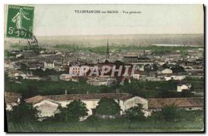 Old Postcard Villefranche Sur Saone Vue Generale