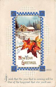New Year, Ellen H Clapsaddle, Series 1583 1918 