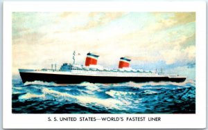 M-80818 S S United States World's Fastest Liner