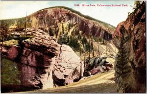 Silver Gate Yellowstone National Park WY Vintage Postcard O10