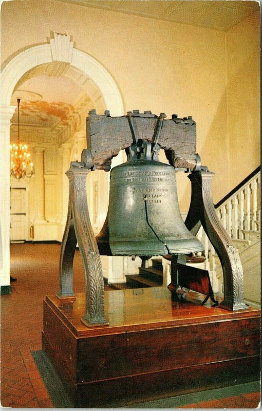 Liberty Bell Independence Hall Philadelphia PA Pennsylvania Postcard Koppel VTG  