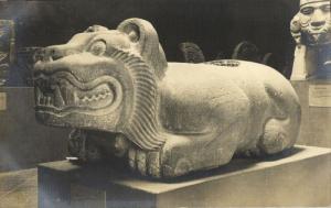 mexico, MEXICO D.F., Museo Nacional, Tigre con Receptáculo para Sangre (1940s)