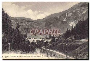 Old Postcard Mont Roc Viaduct and the Col de Balme