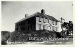 Real Photo, Perkins House Oldest house 1765 in Castine, Maine