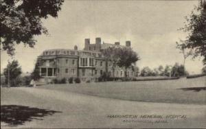 Southbridge MA Harrington Memorial Hospital c1910 Postcard