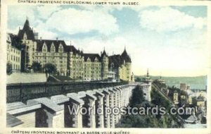 Chateau Frontenac Quebec Canada Unused 