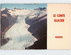 Postcard Le Conte Glacier, Alaska