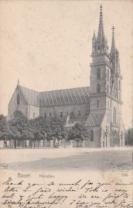 Switzerland Basel Muenster 1906