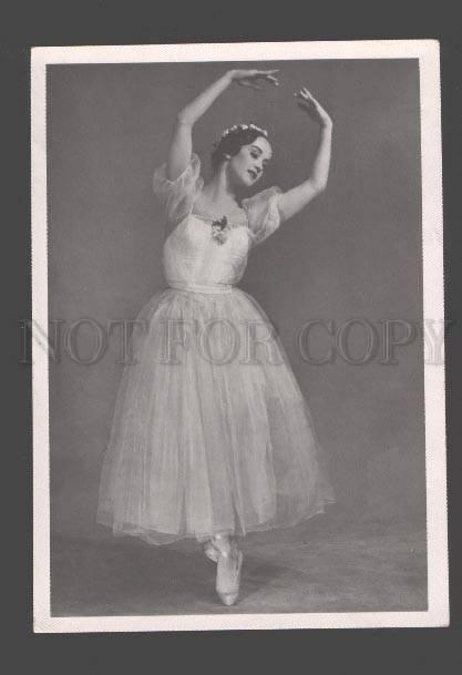 095338 KURGAPKINA Famous Russian BALLET Star DANCER old PHOTO