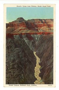 AZ - Grand Canyon Nat'l Park. Granite Gorge from Plateau, Bright Angel Trail