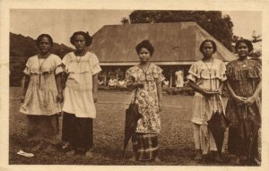 PC CPA SAMOA, PACIFIC, JEUNES ELÉVES DES SCEURS D'APIA, Postcard (b19464)