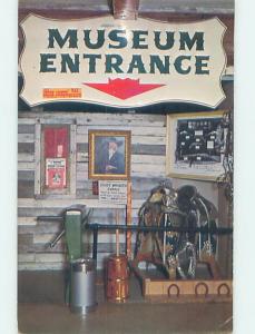 Pre-1980 POSTCARD OF VINTAGE MUSEUM ENTRANCE SIGN Stanton Missouri MO d9703