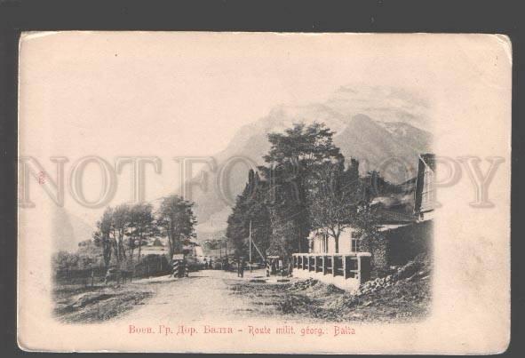 092164 CAUCASUS Military Georgian road Balta station Vintage